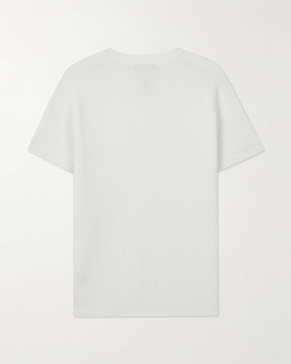 WINDSOR WAFFLE KNIT CREW NECK TEE