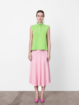 FAWKNER A-LINE KNITTED POLO SHIRT - A Brand Collective