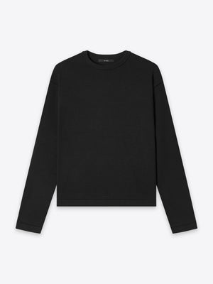 A.B.C Kyneton relaxed fit long sleeve crewneck knit top made of 100% Good Earth Cotton.