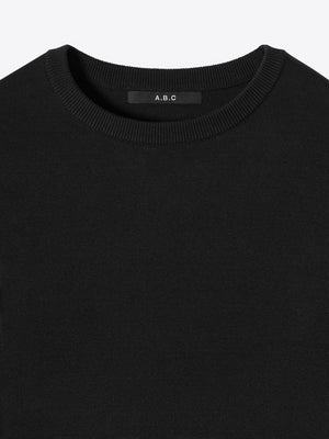 A.B.C Kyneton relaxed fit long sleeve crewneck knit top made of 100% Good Earth Cotton.