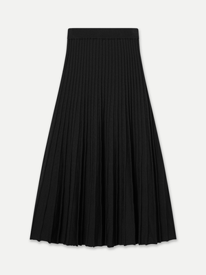 ALMA PLEAT KNIT SKIRT - A Brand Collective