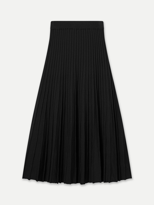 ALMA PLEAT KNIT SKIRT - A Brand Collective