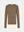 MONA FULL NEEDLE RIB MERINO WOOL CREW NECK TOP