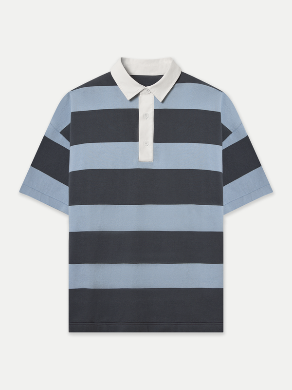 RYE STRIPE KNIT POLO
