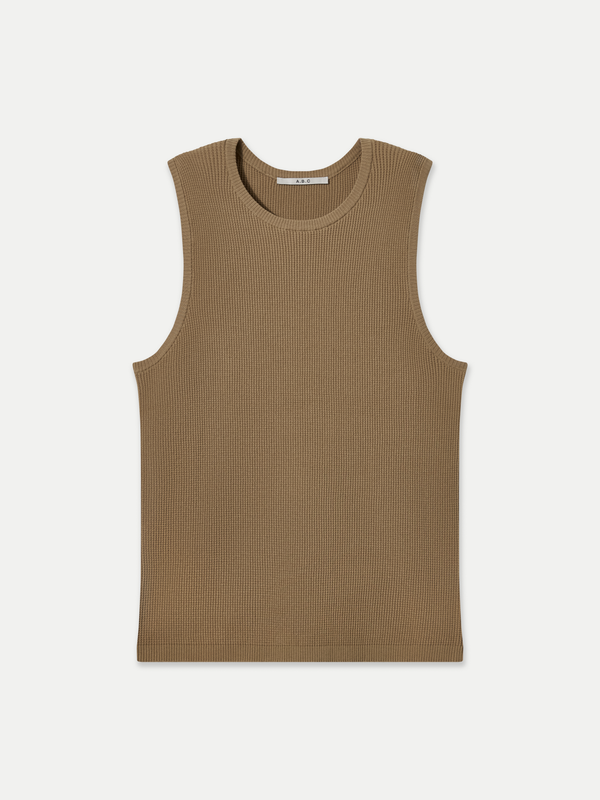 WINDSOR WAFFLE KNIT TANK TOP