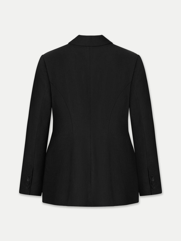 CHATSWOOD TAPERED WAIST DOUBLE BREASTED JACKET - A Brand Collective