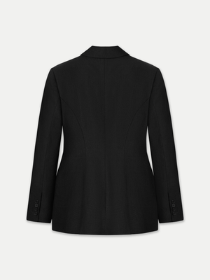 CHATSWOOD TAPERED WAIST DOUBLE BREASTED JACKET - A Brand Collective
