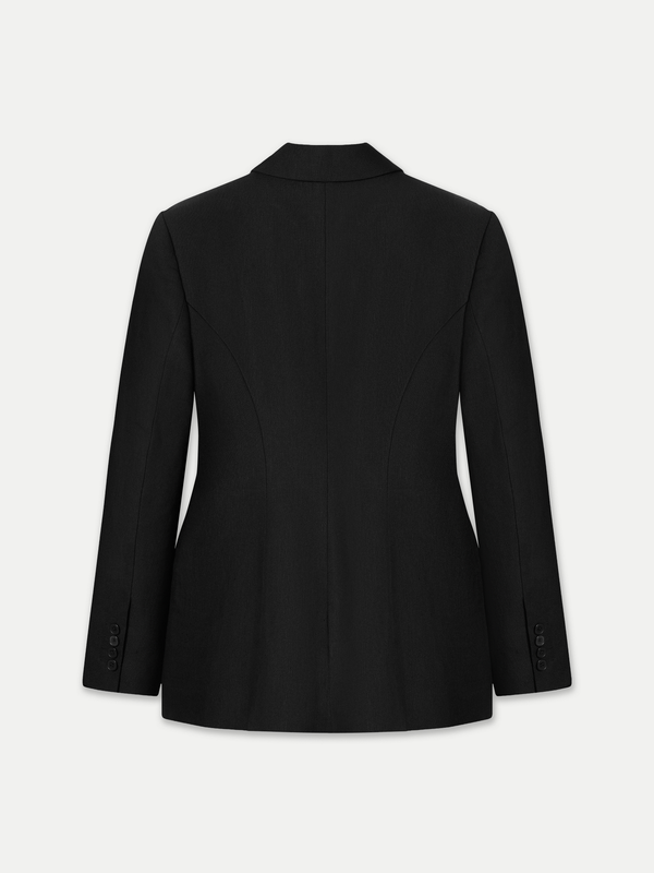 CHATSWOOD TAPERED WAIST DOUBLE BREASTED JACKET - A Brand Collective