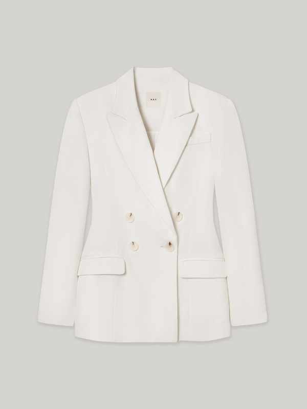 CHATSWOOD TAPERED WAIST DOUBLE BREASTED JACKET 