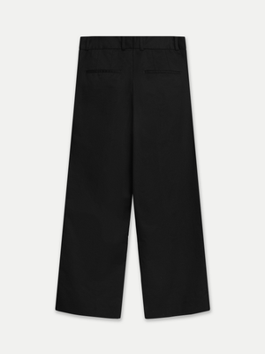 GLENROY FLAT FRONT STRAIGHT LEG PANTS BLACK 