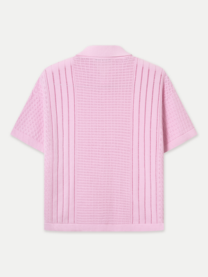 Bondi Pointelle Knit Shirt made of 100% Good Earth Cotton 