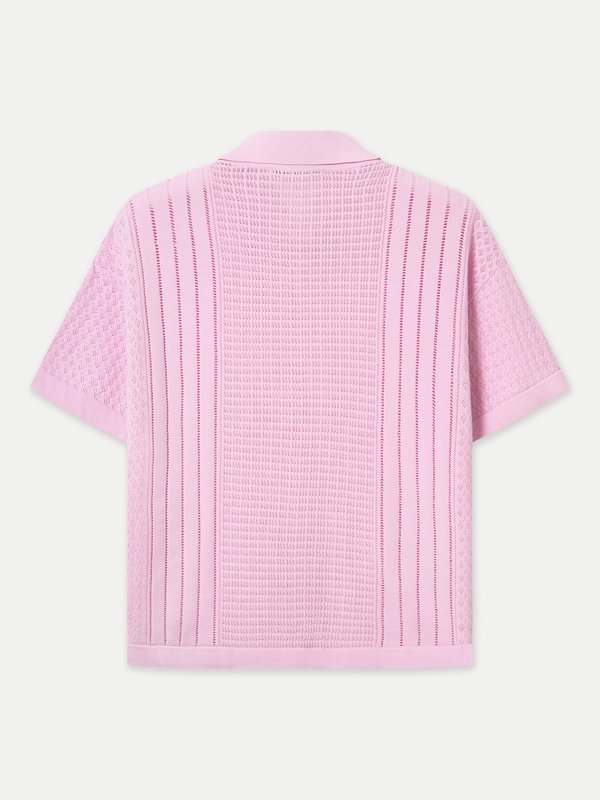 Bondi Pointelle Knit Shirt made of 100% Good Earth Cotton 