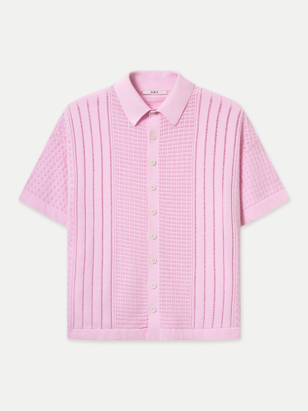 Bondi Pointelle Knit Shirt made of 100% Good Earth Cotton