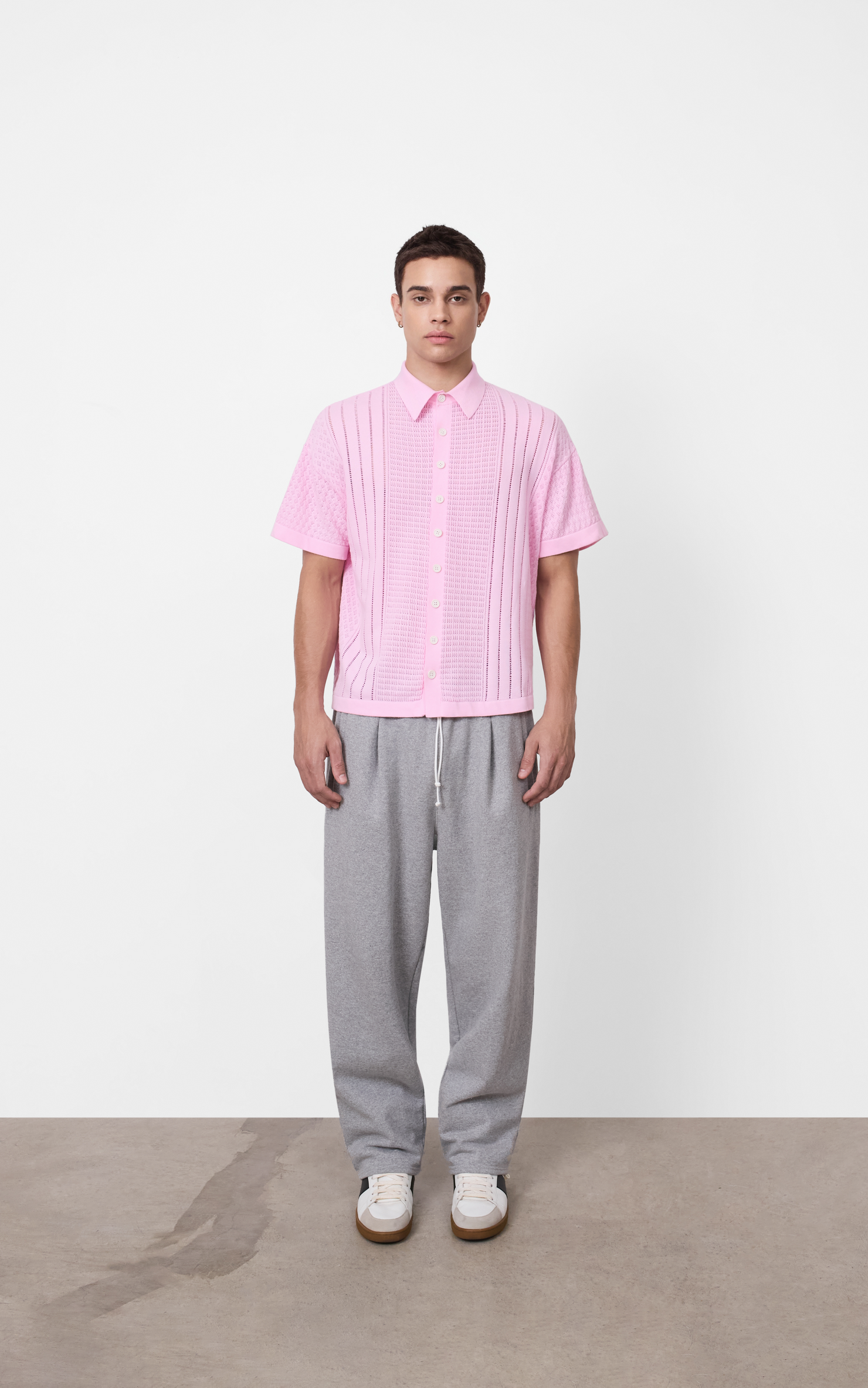 Bondi Pointelle Knit Shirt made of 100% Good Earth Cotton
