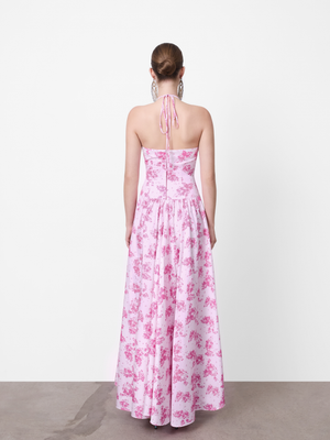 Bondi Deep V Neck Dress Back
