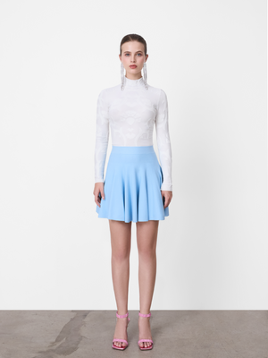 ALMA MINI JERSEY KNIT SKIRT - A.B.C