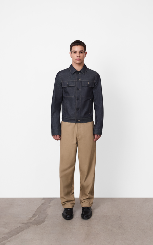 CLIFTON HILL SLIM DENIM JACKET made of 100% Good Earth Cotton