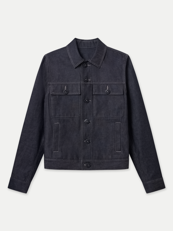 Clifton Hill Slim Denim Jacket made of 100% Cotton