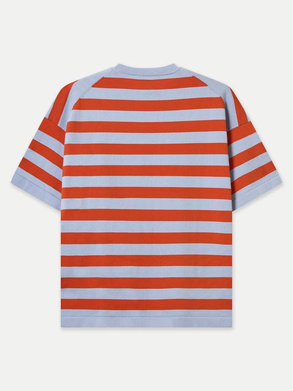 Hasting Stripe Crewneck Knit Tee made of 100% Good Earth Cotton