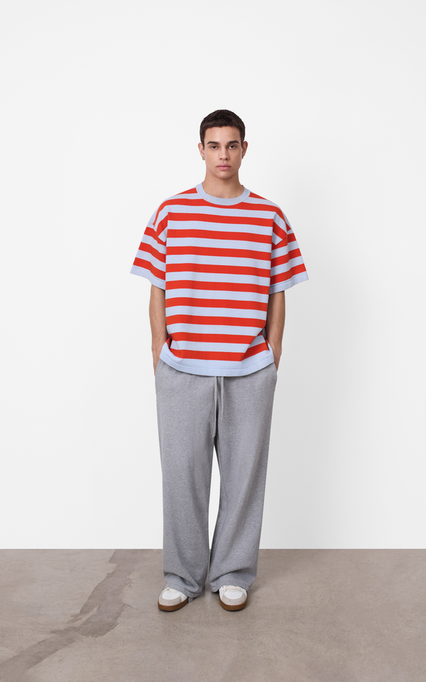 HASTING STRIPE CREWNECK KNIT TEE