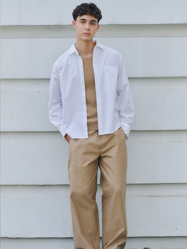 KEW HEAVY COTTON TWILL OVERSIZED PANTS