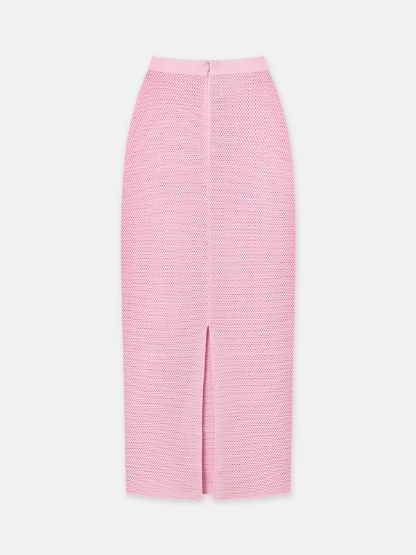 ST Kila Mesh Knit Pencil Midi Skirt