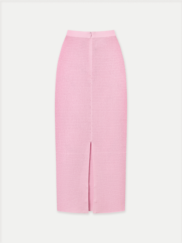 ST Kila Mesh Knit Pencil Midi Skirt