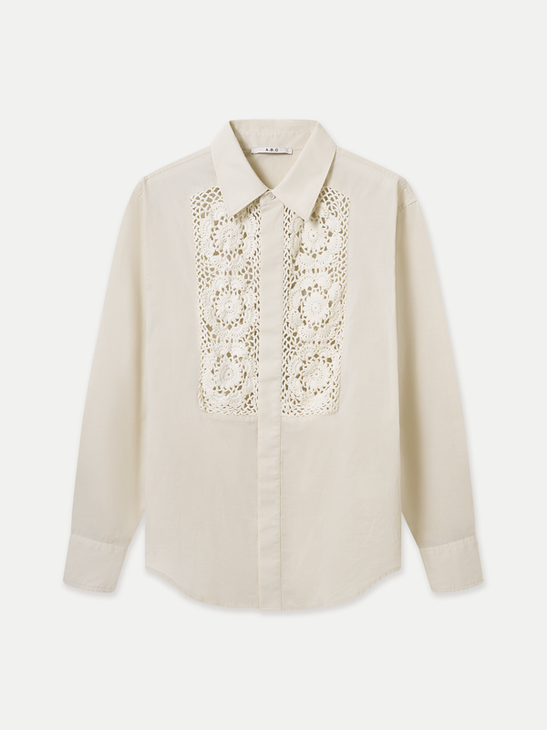 ST KILDA CROCHET BIB FRONT SHIRT