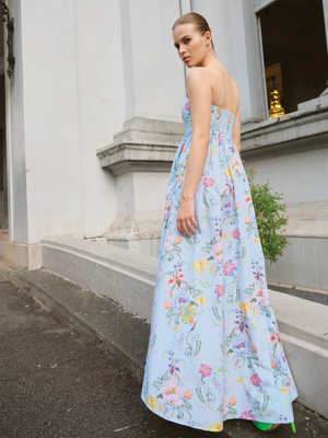 Surry Hills Strapless Empire Dress made of 100% Good Earth Cotton Poplin