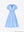 MOREE PUFF SLEEVES GARTHERED WAIST COTTON POPLIN DRESS