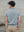 Back view of the grey marle Kyneton regular fit polo A.B.C A BRAND COLLECTIVE breathable 100% Good Earth Cotton