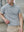 Close up of the open collar and button closure on Kyneton knit polo A.B.C A BRAND COLLECTIVE refined casual style