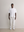 Model wearing the white Kyneton Relaxed Fit Knit Polo A.B.C A BRAND COLLECTIVE modern boxy silhouette