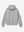 A.B.C A BRAND COLLECTIVE Kyneton Hoodie rear view of the grey marle knit showing a structured yet comfortable silhouette 100% Good Cotton