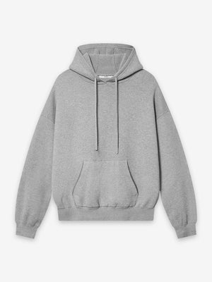 A.B.C A BRAND COLLECTIVE Kyneton Hoodie grey marle version featuring a classic kangaroo pocket and adjustable hood
