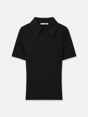 Classic white Newport Wide Rib Knit Top from A.B.C A BRAND COLLECTIVE for a refined silhouette