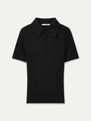 Classic white Newport Wide Rib Knit Top from A.B.C A BRAND COLLECTIVE for a refined silhouette
