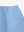 Detailed view of the structured waist and zipper on the blue A.B.C A BRAND COLLECTIVE skirt.