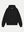A.B.C A BRAND COLLECTIVE Kyneton Hoodie classic black knit version featuring tonal drawstrings and a relaxed shape 100% Good Earth Cotton