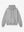 A.B.C A BRAND COLLECTIVE Kyneton Hoodie front view in grey marle with a relaxed fit and dropped shoulders 100% Good Earth Cotton