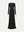 Sophisticated black A.B.C A BRAND COLLECTIVE gown with distinctive keyhole styling and comfortable long sleeves for events