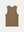Windsor Waffle Knit Tank Top in Beige minimal studio view