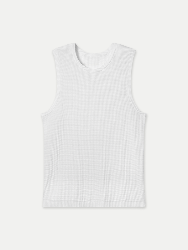 Ivory Windsor Waffle Knit Tank Top A.B.C A BRAND COLLECTIVE with a refined and timeless expert look.