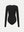 Polished A.B.C A BRAND COLLECTIVE black long sleeve bodysuit crafted with climate positive fibers for a sleek second skin fit