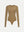 Brown Alma crew neck bodysuit by A.B.C A BRAND COLLECTIVE, fitted shape with long sleeves that sits clean and works well for layering.