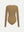 Rear view of tan A.B.C A BRAND COLLECTIVE bodysuit showing the sleek silhouette and breathable Good Earth Cotton blend