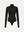 Fawkner High Neck Long Sleeves Bodysuit in black front flat view A.B.C A BRAND COLLECTIVE smooth silhouette layering piece