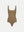 Beige Alma Scooped Neck Bodysuit A.B.C A BRAND COLLECTIVE with a breathable cotton texture.