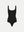 Black Alma Scooped Neck Bodysuit A.B.C A BRAND COLLECTIVE designed for a sleek and effortless style.