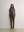 Standing model styling the mocha Mona Full Needle Rib Merino Wool Turtle Neck Top A.B.C A BRAND COLLECTIVE sleek structured fit